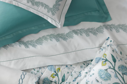 Close up bed sheet