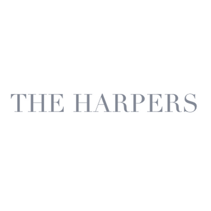 Single line Monogram Style example reading The Harpers