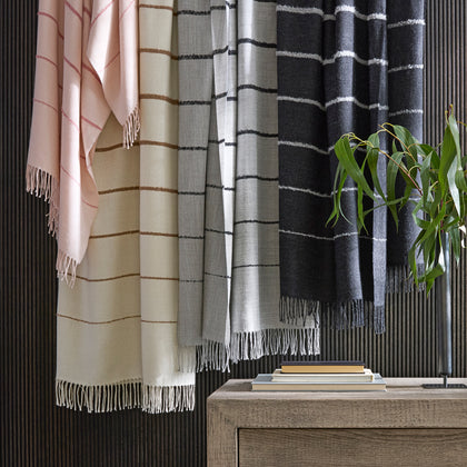 Amelia Stripe Throw