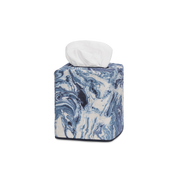 Blue Balthazar tissue box cover.