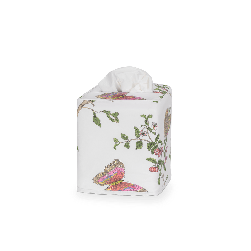 Baudin Butterfly Tissue Box Cover in Pink - View 1