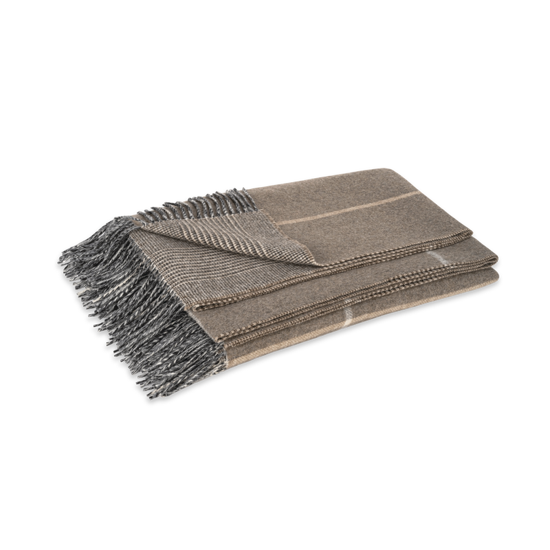 Benito Throw in Hazelnut - View 1