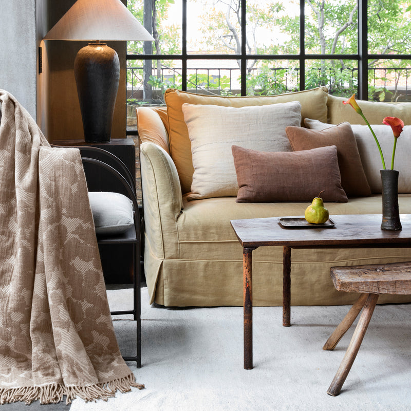 Cadiz Throw in Dappled Sapphire - View 4