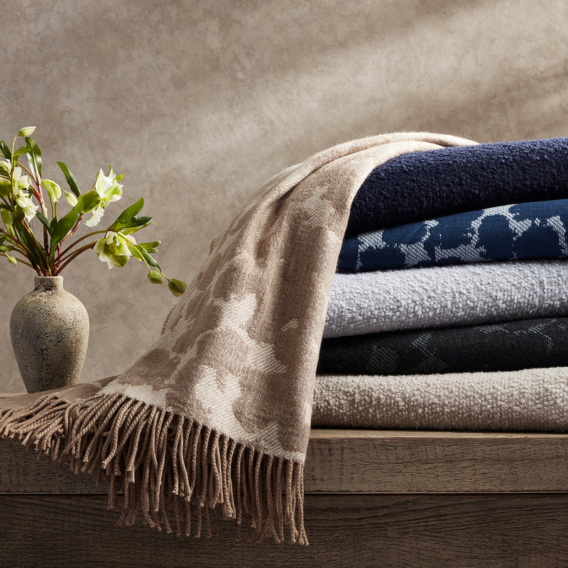 Cadiz Throw in Dappled Sapphire - View 1