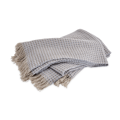 Soft white Cleo throw.