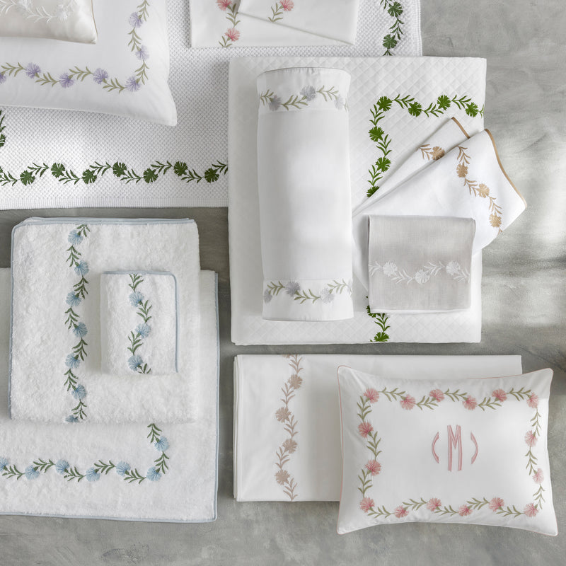Daphne Guest Towels - set of 2 in Quartz &amp; White - View 2