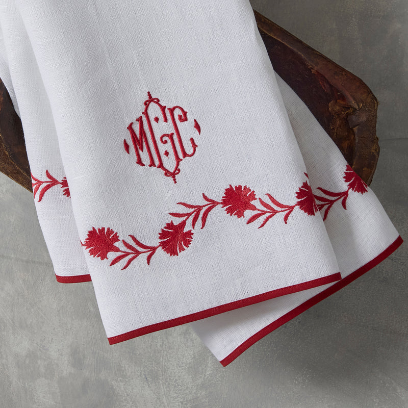 Daphne Guest Towels - set of 2 in Quartz &amp; White - View 1