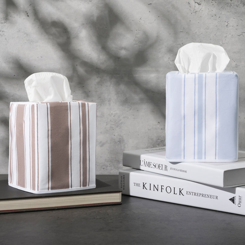 Elio Tissue Box Cover in Mocha - View 1