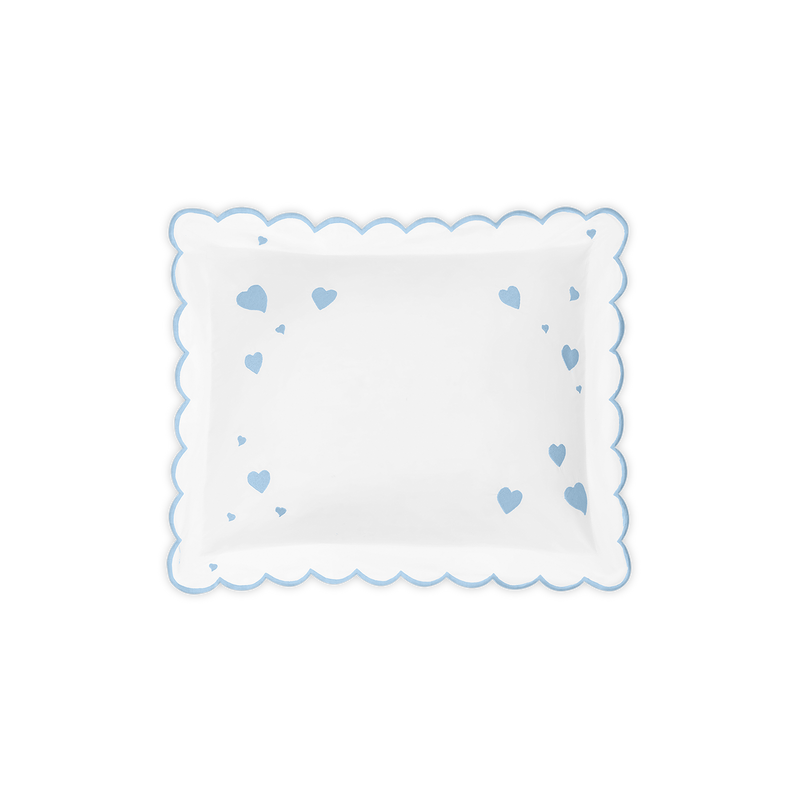 Hearts Mini Pillow in Bluebell - View 1