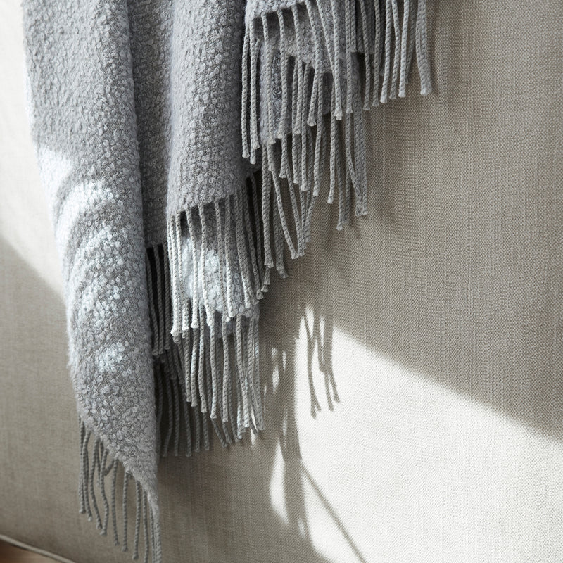 Helix Throw in Silver - View 2