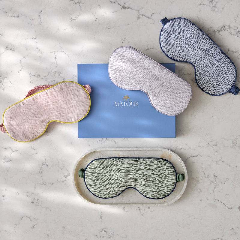 Jasper Sleep Mask in Green - View 2