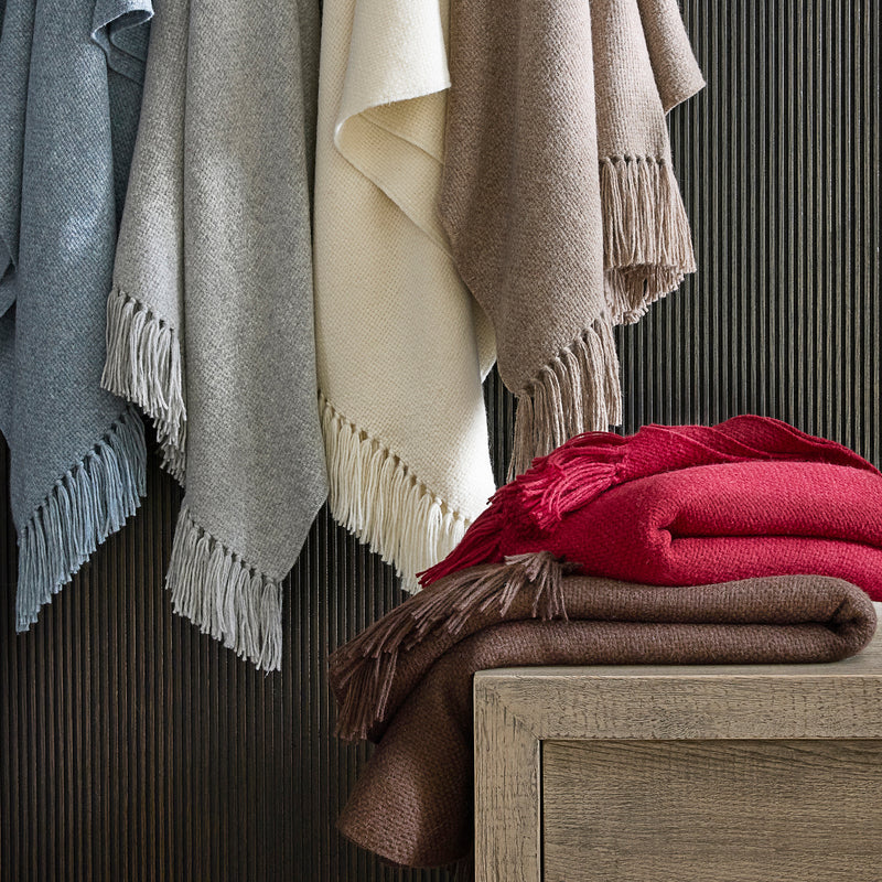 Lanza Throw in Parchment - View 4