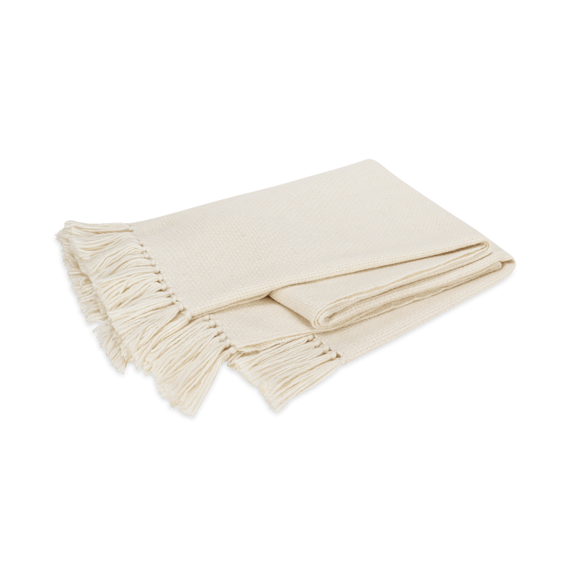 Lanza Throw in Parchment - View 1