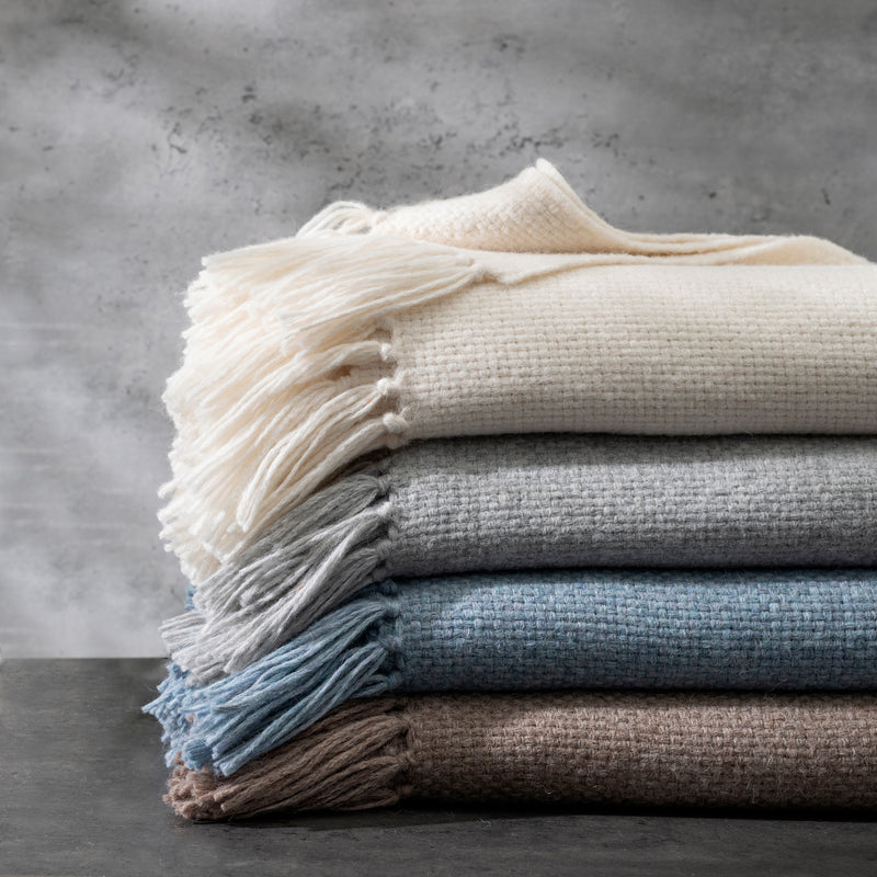 Lanza Throw in Parchment - View 3