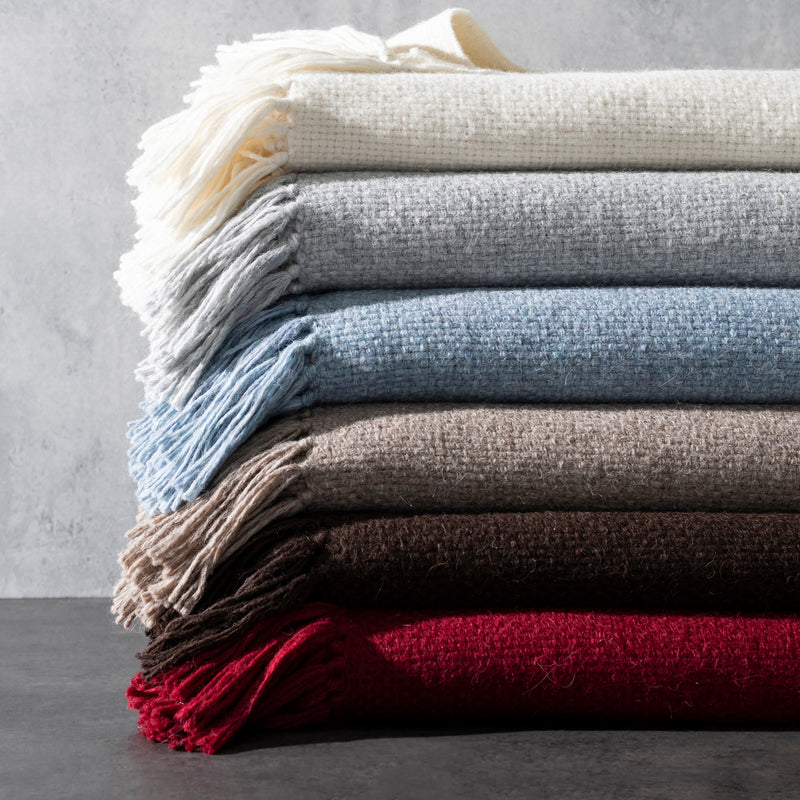Lanza Throw in Parchment - View 1
