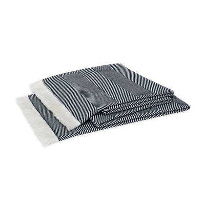 Navy Leo throw.