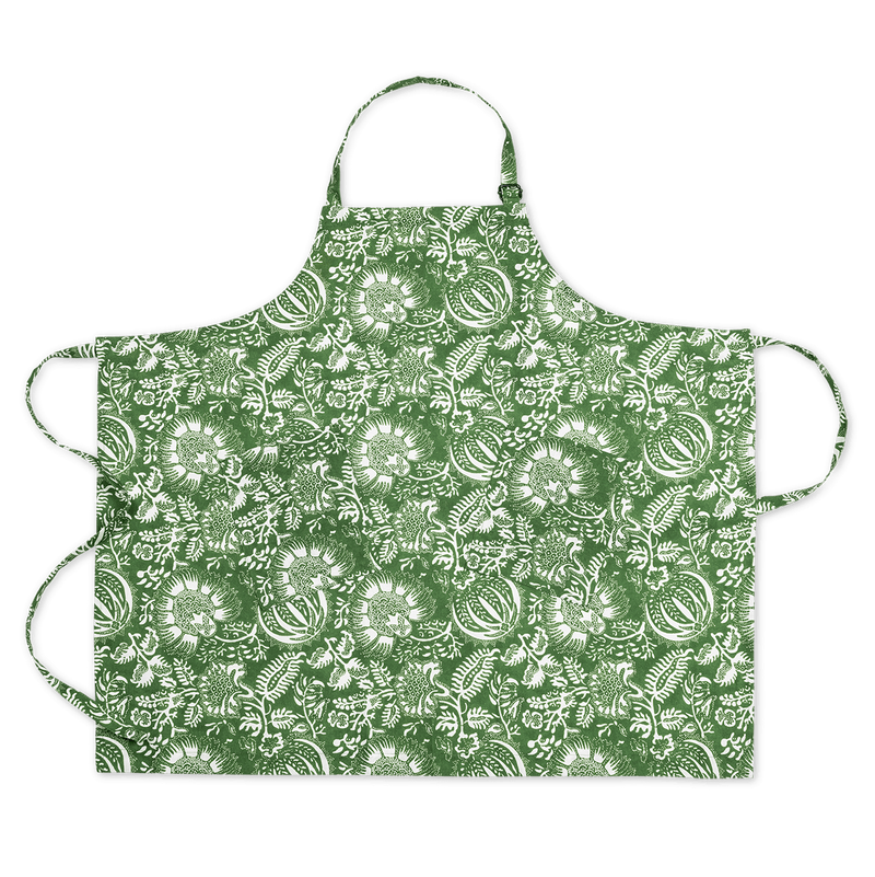 Linen Apron in Granada Palm - View 1