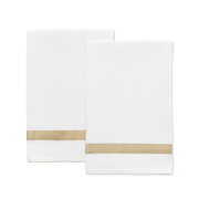 Gold Lowell guest towels.