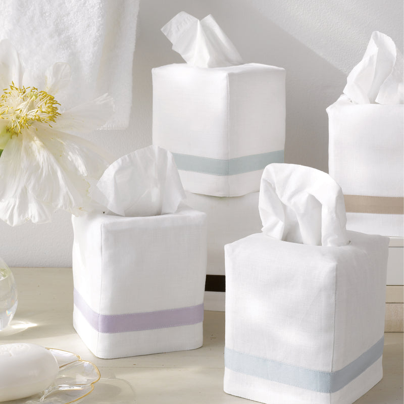 Lowell Tissue Box Cover in Pool - View 2