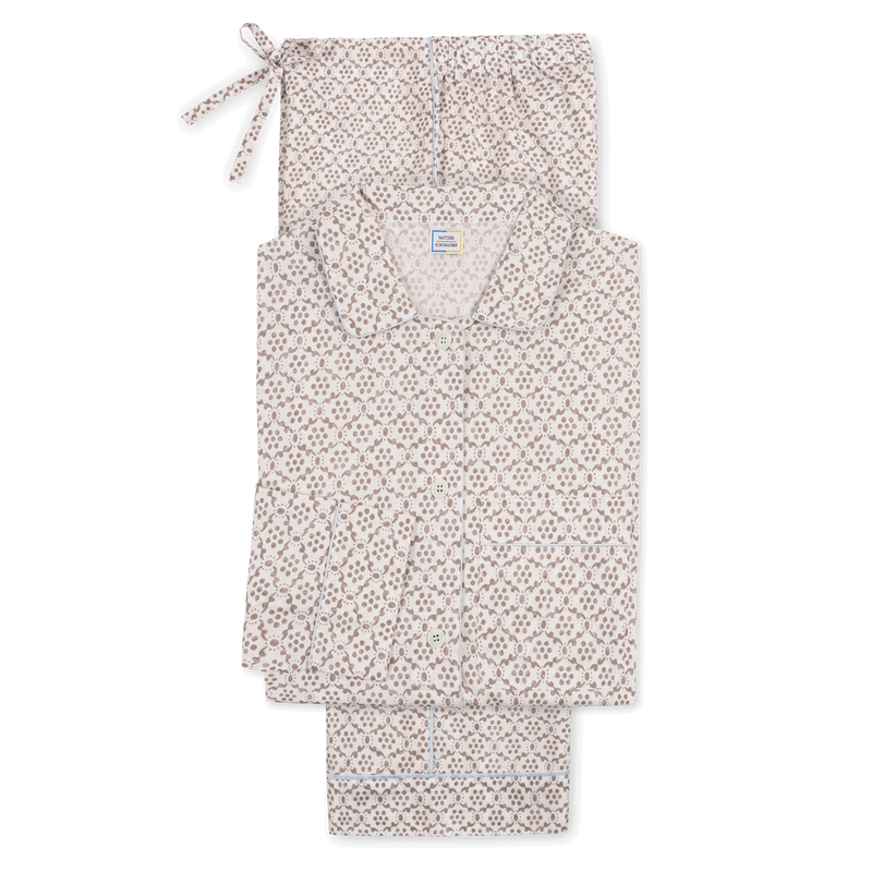 Luca Pajama Set in Laksha Oak - View 1