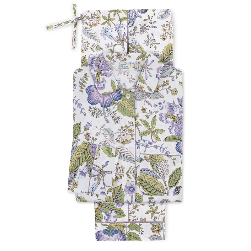 Luca Pajama Set in Pomegranate Lilac - View 1