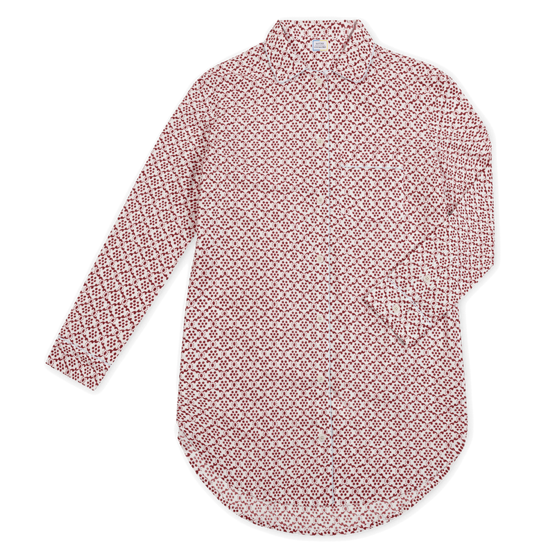 Luca Sleep Shirt in Laksha Carnelian - View 1