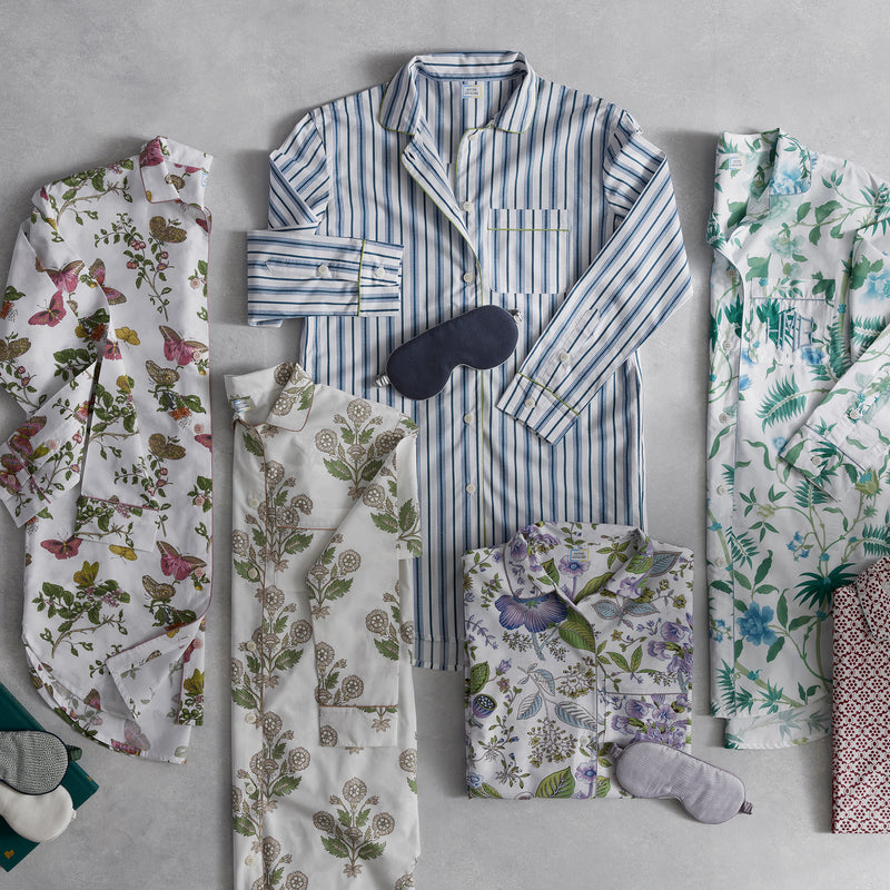 Luca Sleep Shirt in Palmyra Emerald - View 2