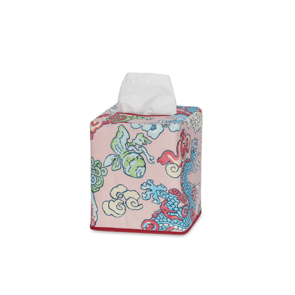 Turquoise Magic Mountain tissue box cover.