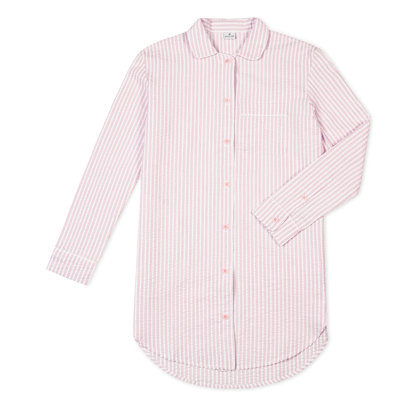 Matteo Sleep Shirt in Pink - View 1