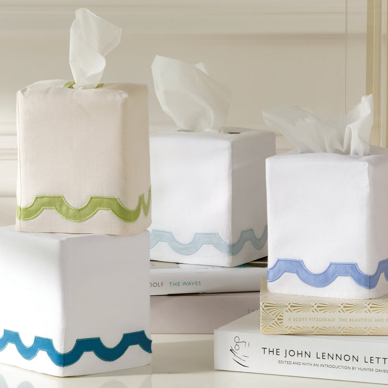 Mirasol Tissue Box Cover in Deep Lilac - View 2