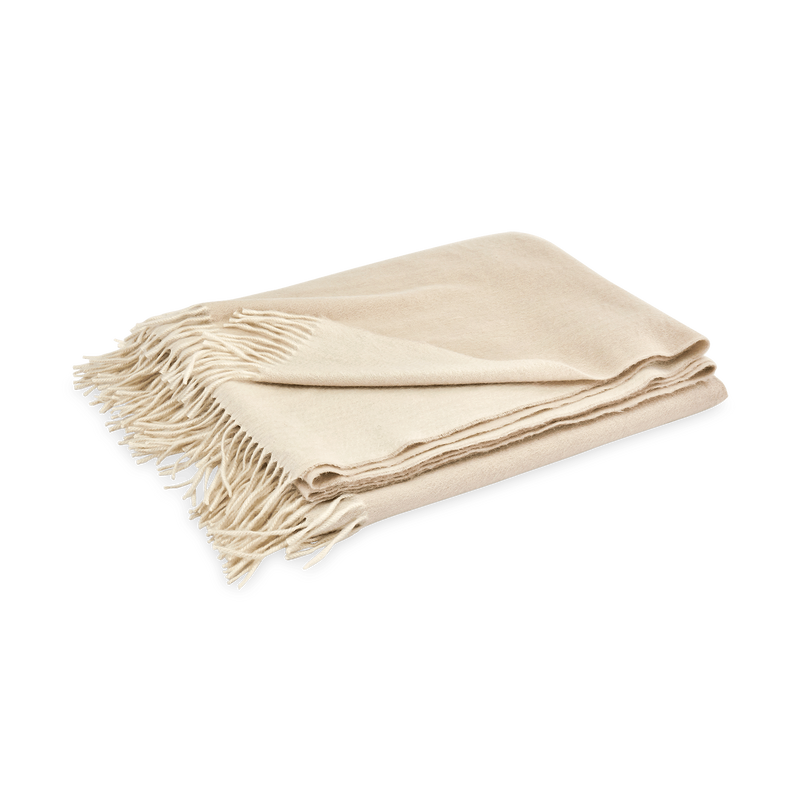 Paley Throw in Bone &amp; Parchment - View 1