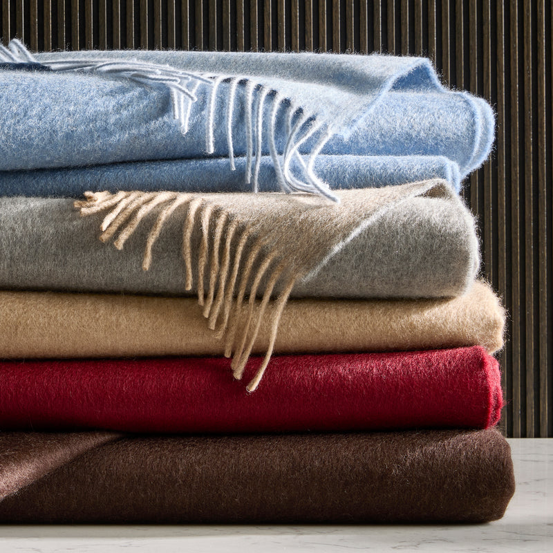 Paley Throw in Flannel Grey &amp; Natural - View 2