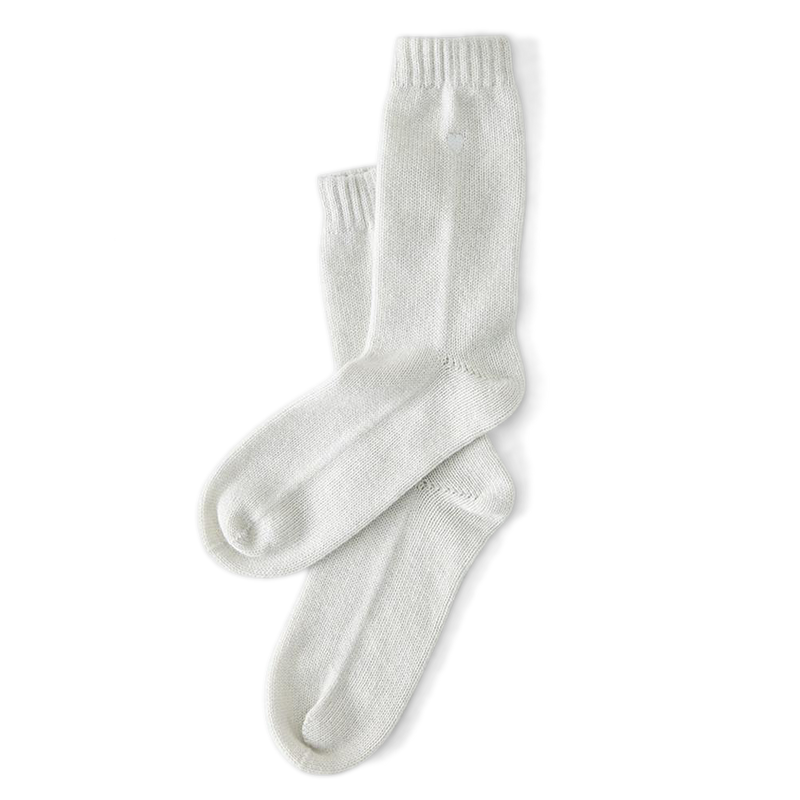 Sleeping Socks - Heart in Seasalt - View 1