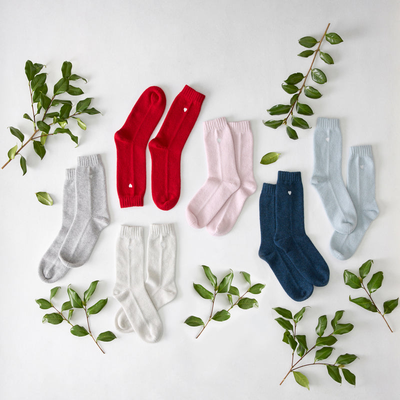 Sleeping Socks - Heart in Midnight - View 1