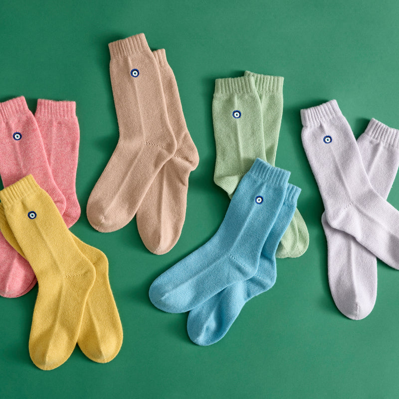 Sleeping Socks - Evil Eye in Beach - View 4
