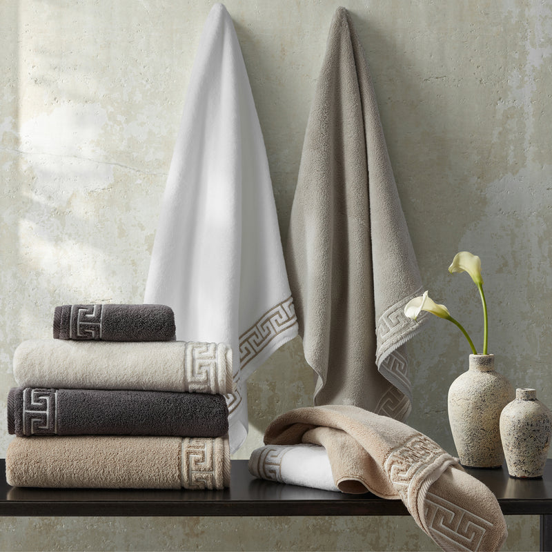 Adelphi Towels in Charcoal - View 1
