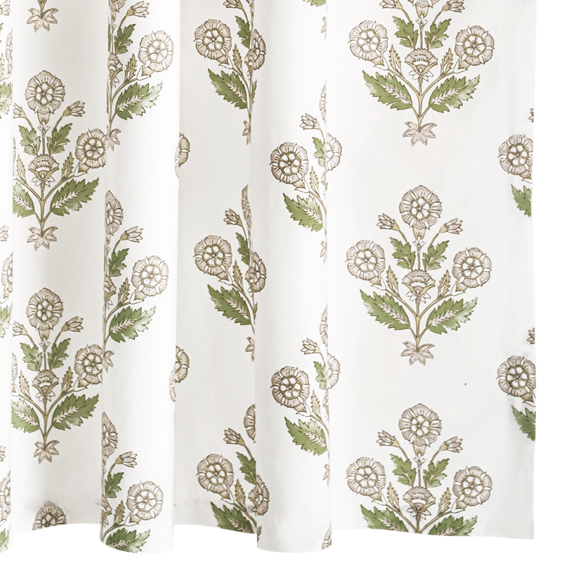 Dalila Shower Curtain in Pebble - View 1