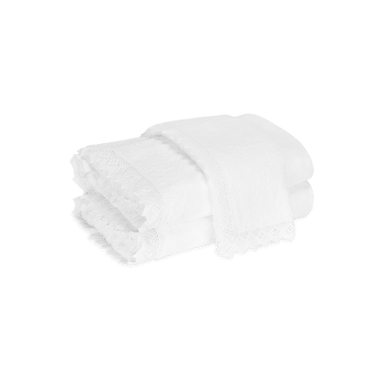 White Ellis towels.