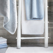 Francisco ribbed zero-twist bath towels