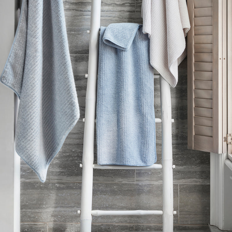 Francisco Towels in Silver - View 2