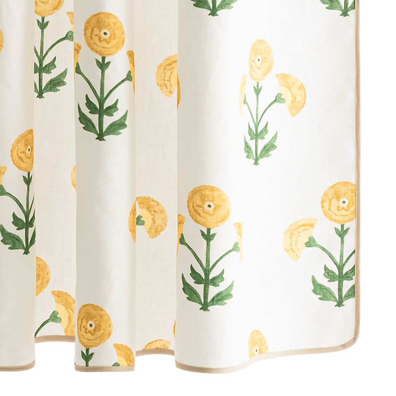 Gisele Shower Curtain in Marigold - View 1