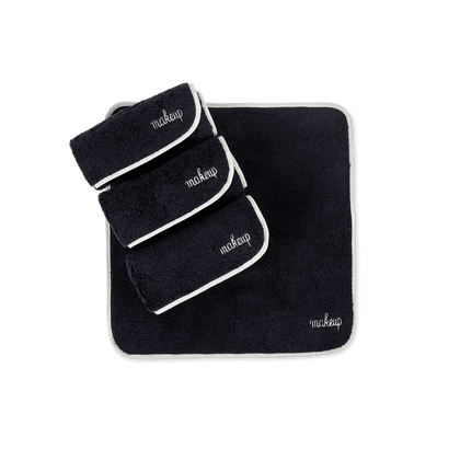 Charcoal Giza Makeup towel.