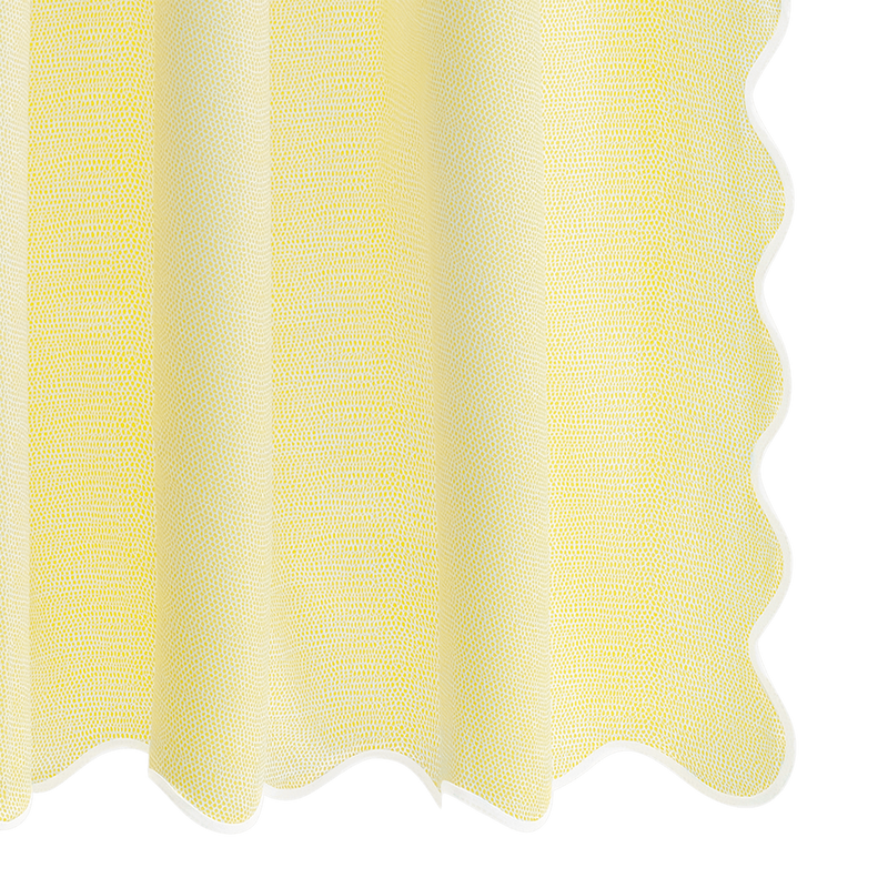 Jasper Shower Curtain in Lemon - View 1