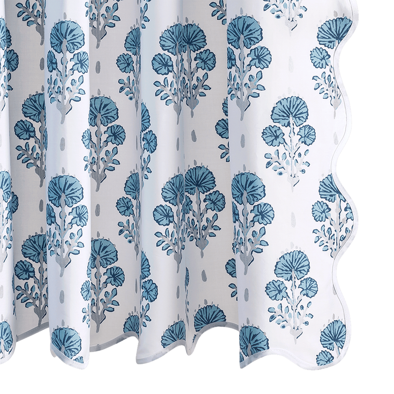 Joplin Shower Curtain in Mineral Blue - View 1