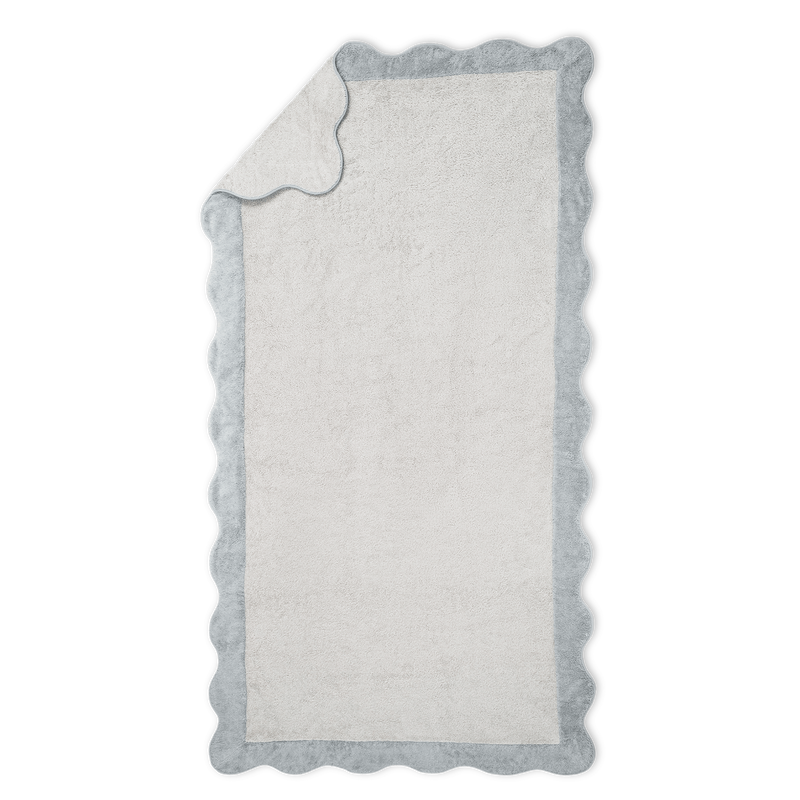 Neptune Pool Towel in Pearl &amp; Pool - View 1