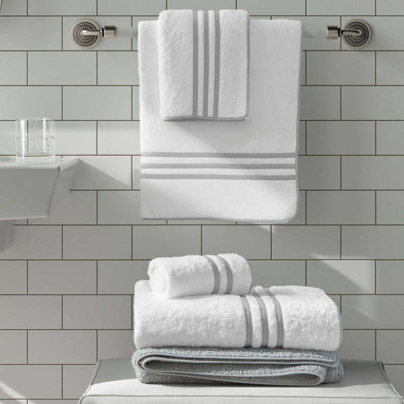 Newport Towels in Blue Stripe - View 2