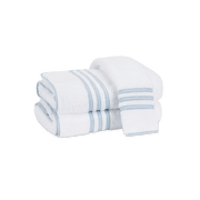 Blue stripe Newport towels.