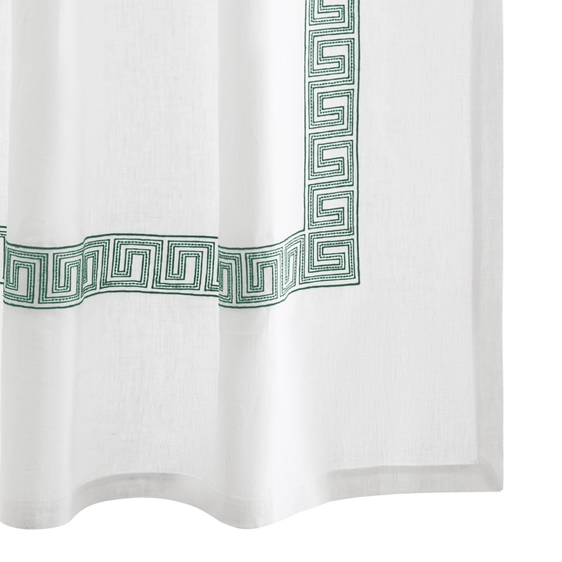 Ophelia Shower Curtain in Jade - View 1
