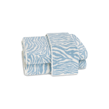 Blue-purple Regine towels.