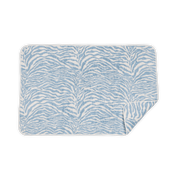 Blue-purple Regine quilted tub mat.